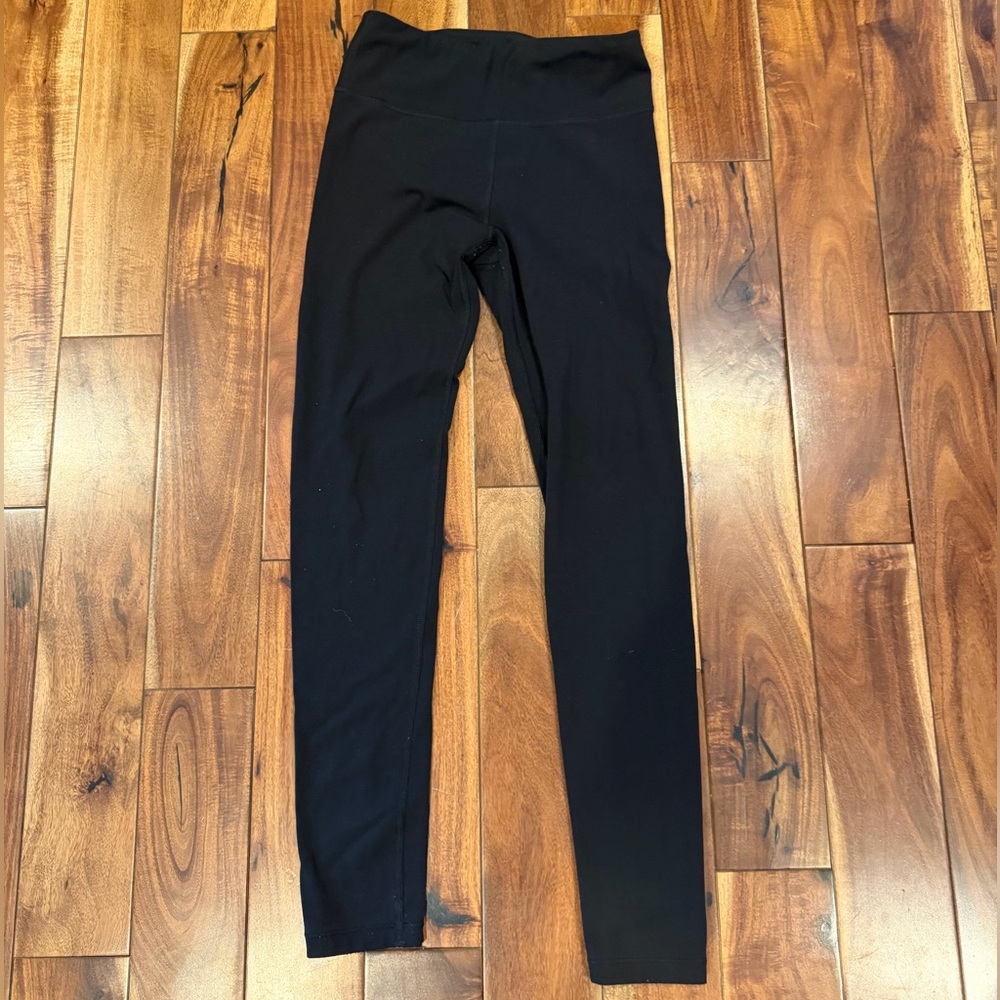 Athleta Girl Black High-Waisted Leggings large